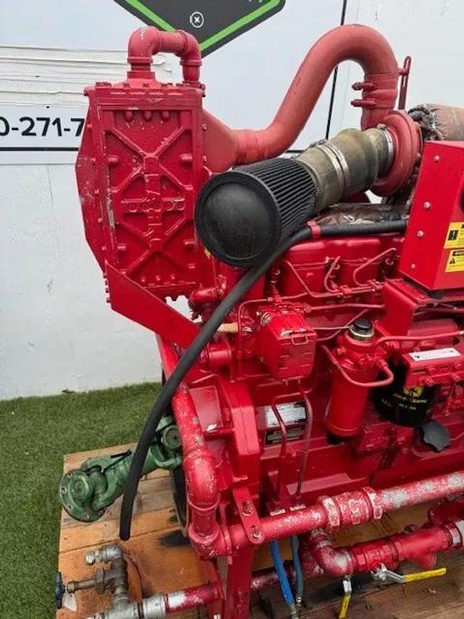 Used Clarke’s JW6HUF60 Stationary Fire Pump Engine Driver w/ Firetrol Controller