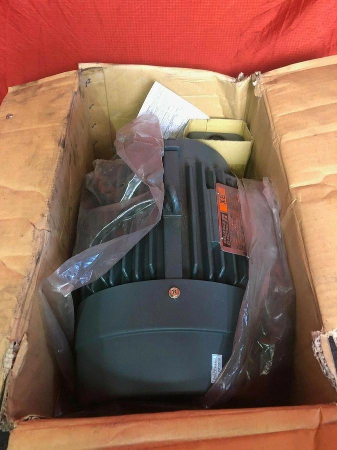 Reliance Electric 10 HP Electric Motor, 3510 RPM, 3 Phase, 215T Frame