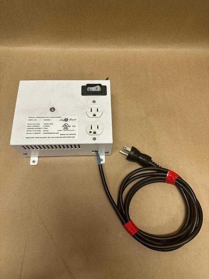 Used Toroid ISB-030A Medical Grade Isolation Transformer