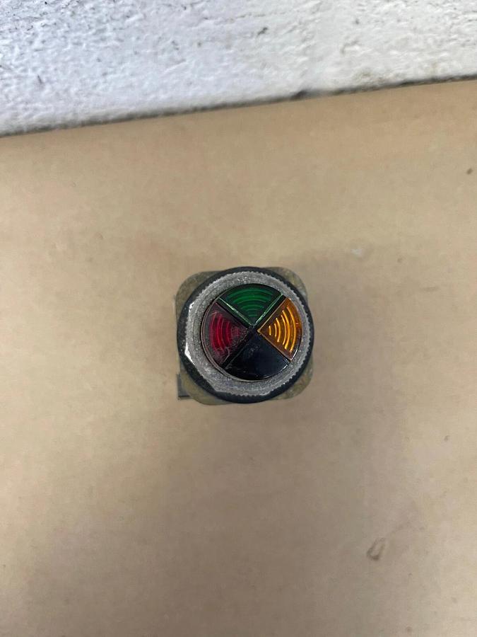 Used Allen-Bradley 800T-PC316 Cluster Pilot Light, Series N, 120 V, 6.9 W