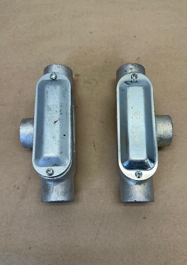 Used 1” T Conduit (Lot of 2)