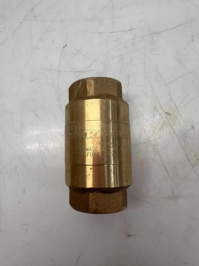 Used Strataflo No. 400 1” Check Valve w/ Metal Poppet