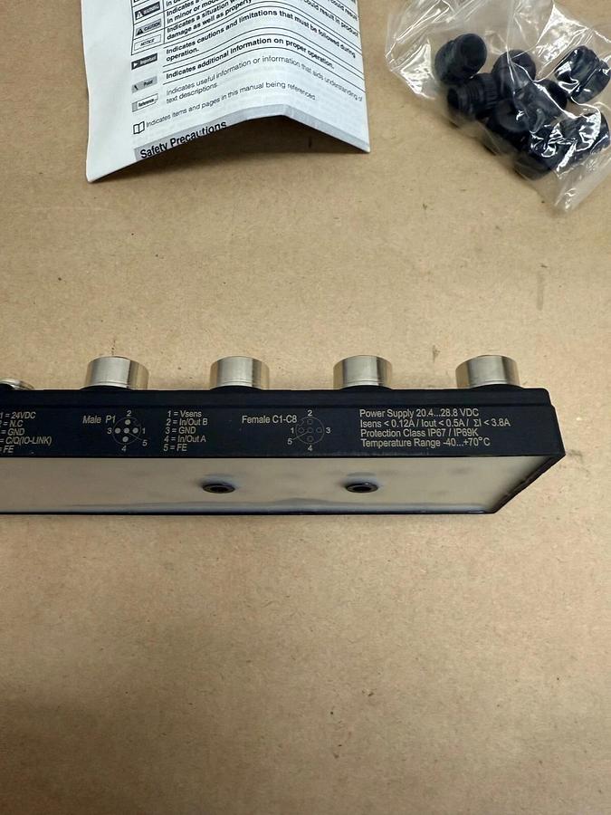 Used Keyence NQIL8P, I/O Module, Power Supply 20.4 to 28.8 VDC