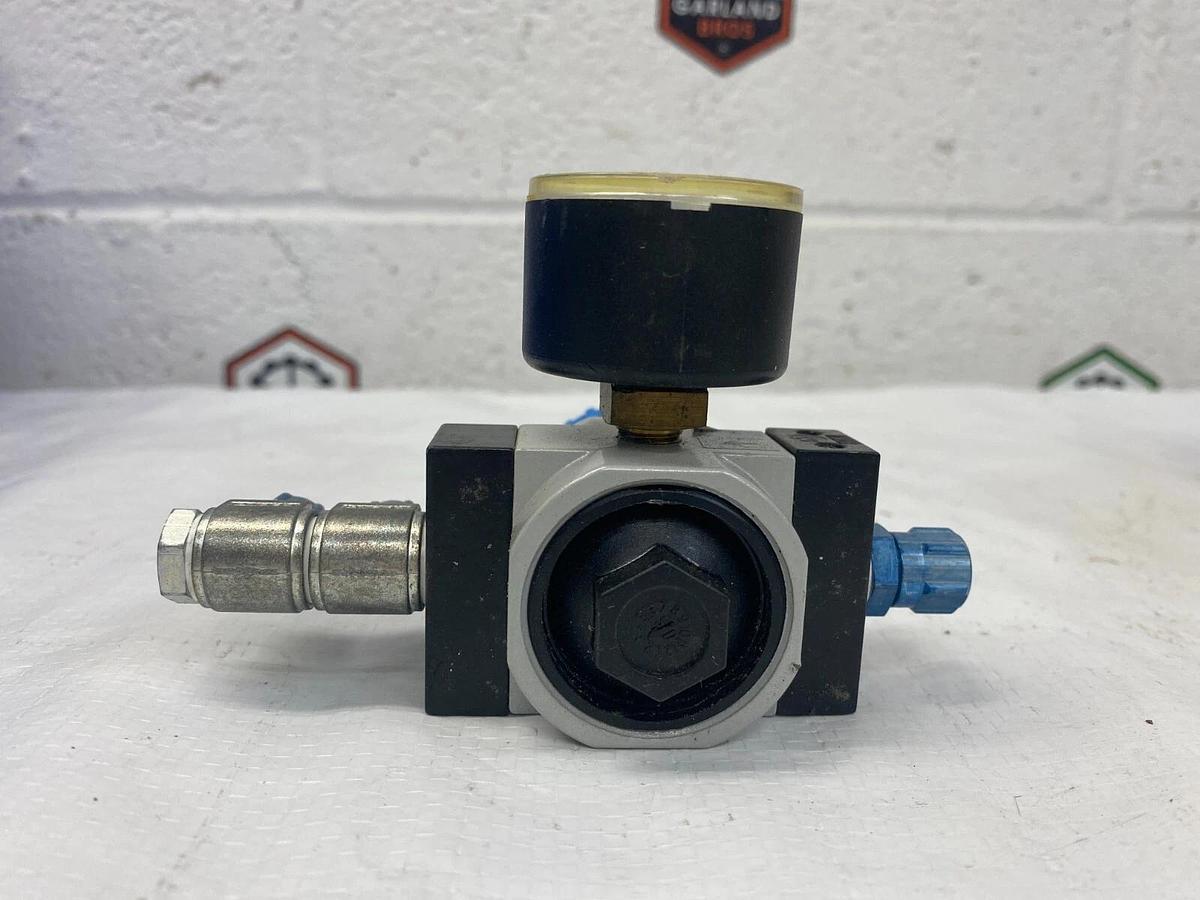 Used Festo LR-D-MINI T443 Pressure Regulator P1 Max: 16bar 230 psi/1,6 MPa