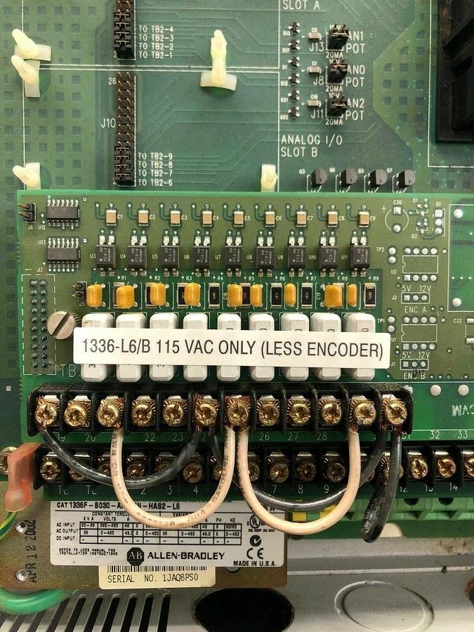 Used Allen Bradley 1336F-B030-AA-EN-HAS2-L6 Series A, AC Drive, 30 HP