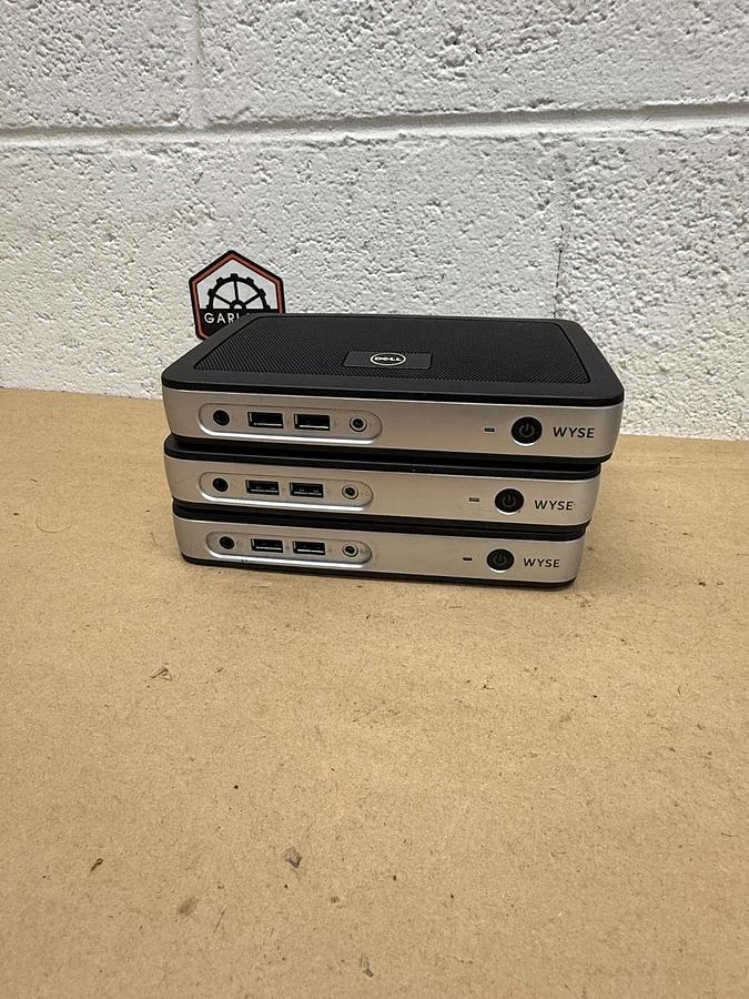 Used Dell WYSE 5030 P25 TERA2 512R RJ45 Zero/Thin Client Mini Desktop, Power Cord (3)