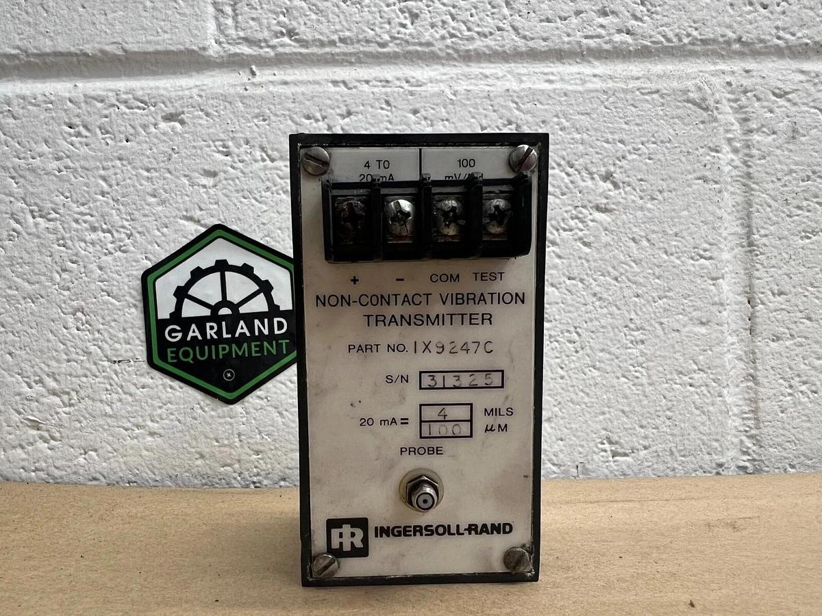 Used Ingersoll Rand 1X9247C Non-Contact Vibration Transmitter