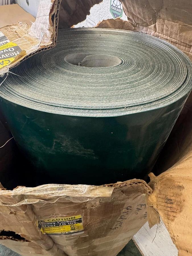 Used Smooth Conveyor Belt 48”x 78’ Conveyor Belt Smooth Surface Bulk Roll 5/64 Gauge