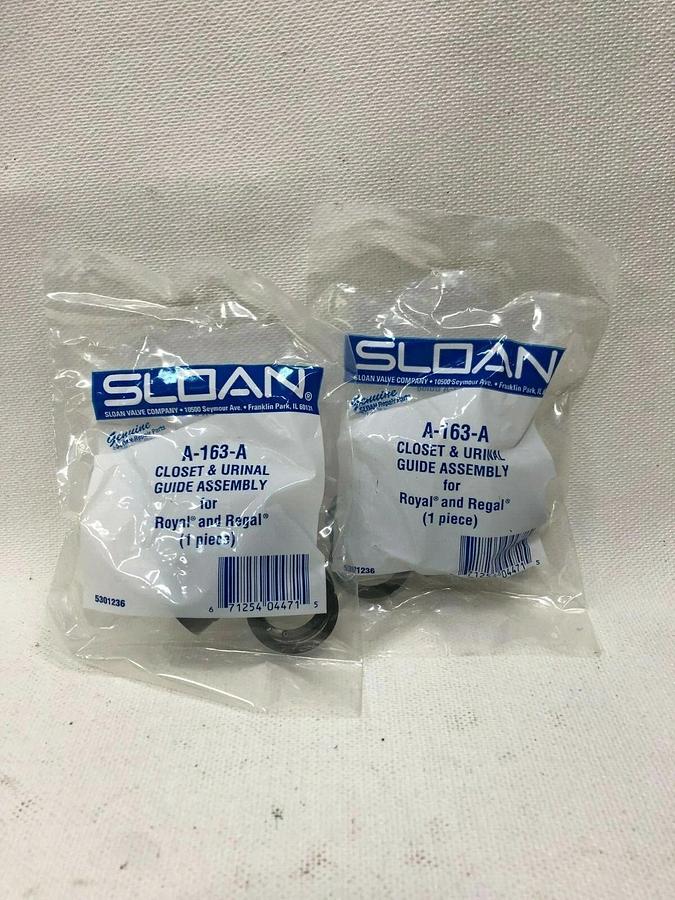 Used Sloan H-636-AA (LOT of 4) and Sloan A-163-A (LOT of 2)