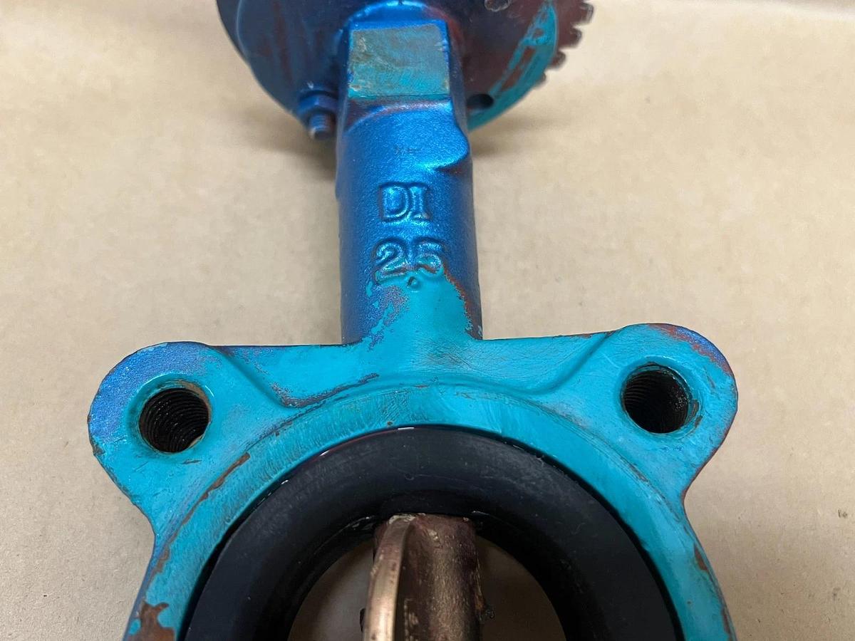 Used Ductile Iron Butterfly Valve, 2-1/2" DI 25