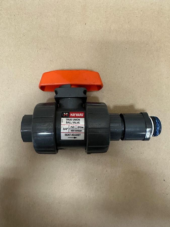 Used Hayward 3/4” True Union Ball Valve