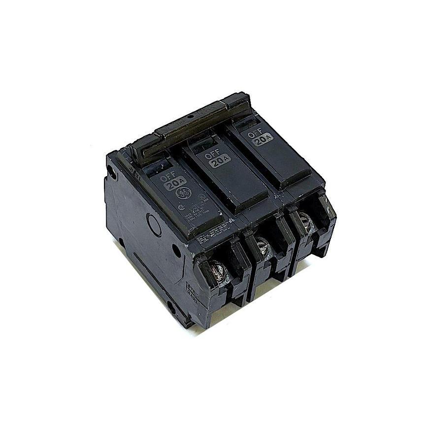 Used General Electric TEB132030 30A 3 Pole Circuit Breaker