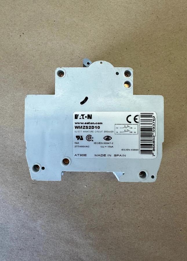 Used EATON WMZS2D10 Circuit Breaker