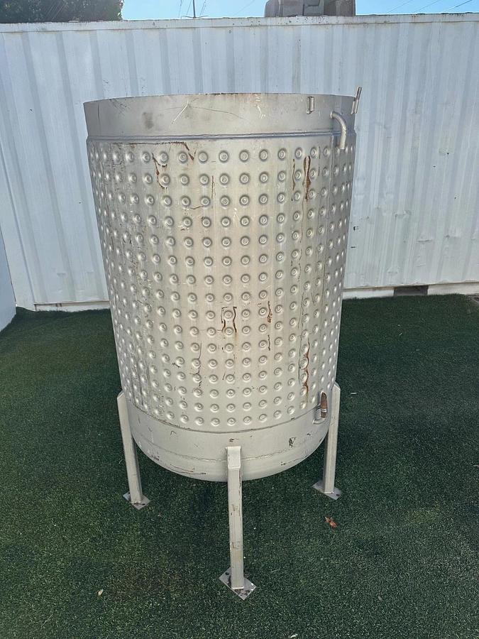 Used Mueller 27814 220 Gallon Jacketed Pressure Vessel Tank, No Top