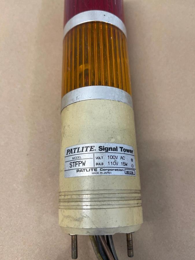 Used Patlite STFPW Signal Tower 100 VAC