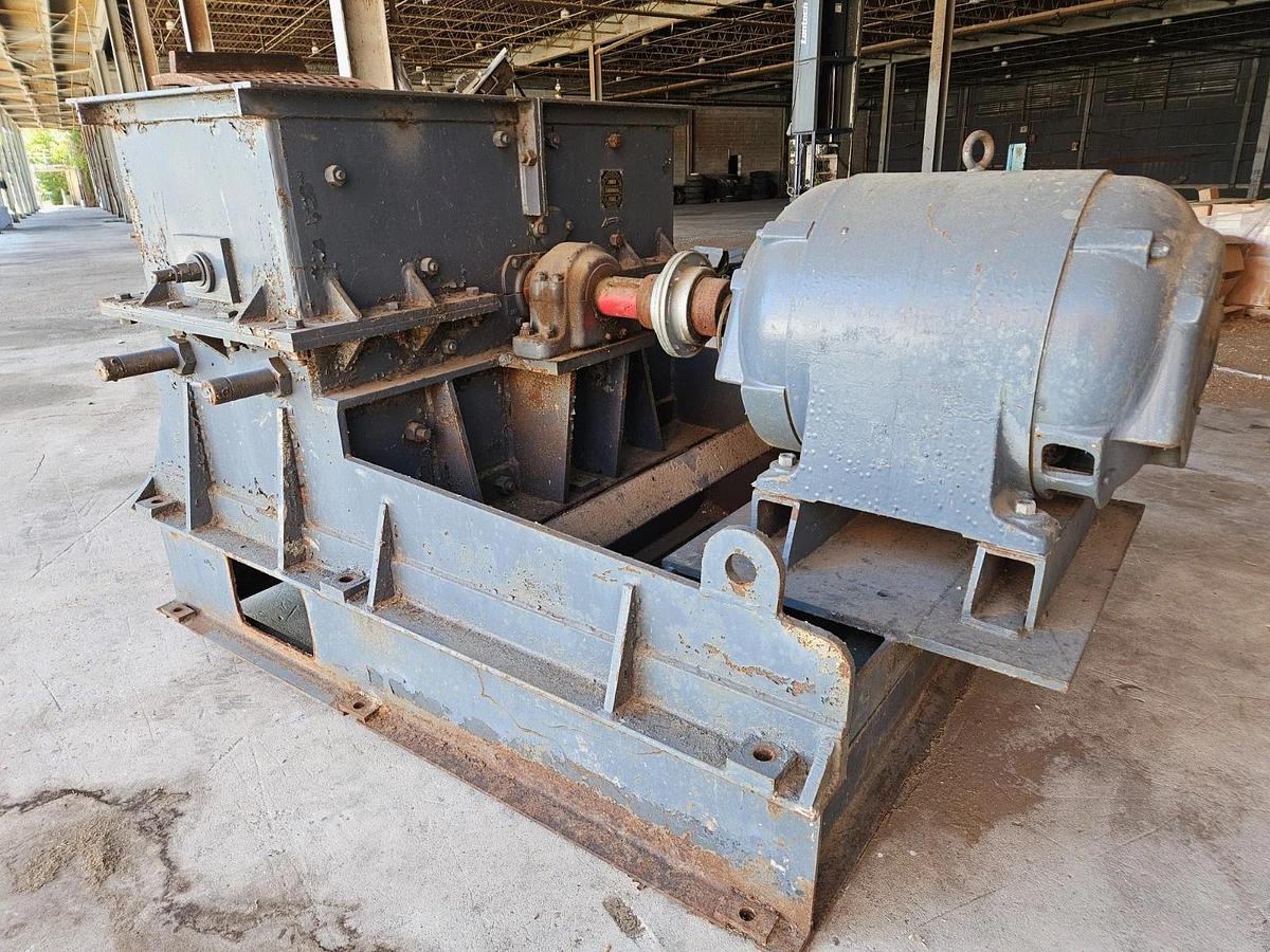 Used American Pulverizer Model WS Crusher, Shredder, Hammer Mill 50Hp Drive