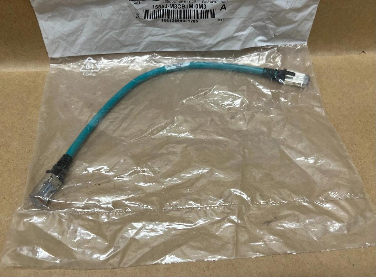 Used Allen Bradley 1585J-M8CBJM-0M3 Ethernet Media Patchcord *FACTORY SEALED*