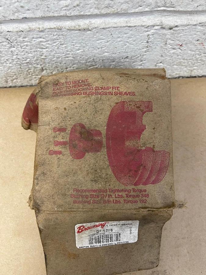 Used Browning Q1 1 7/16 Split Taper Bushing, 1-7/16”, w/o Hardware