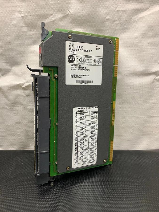 Used Allen Bradley 1771-IFE C Analog Input Module