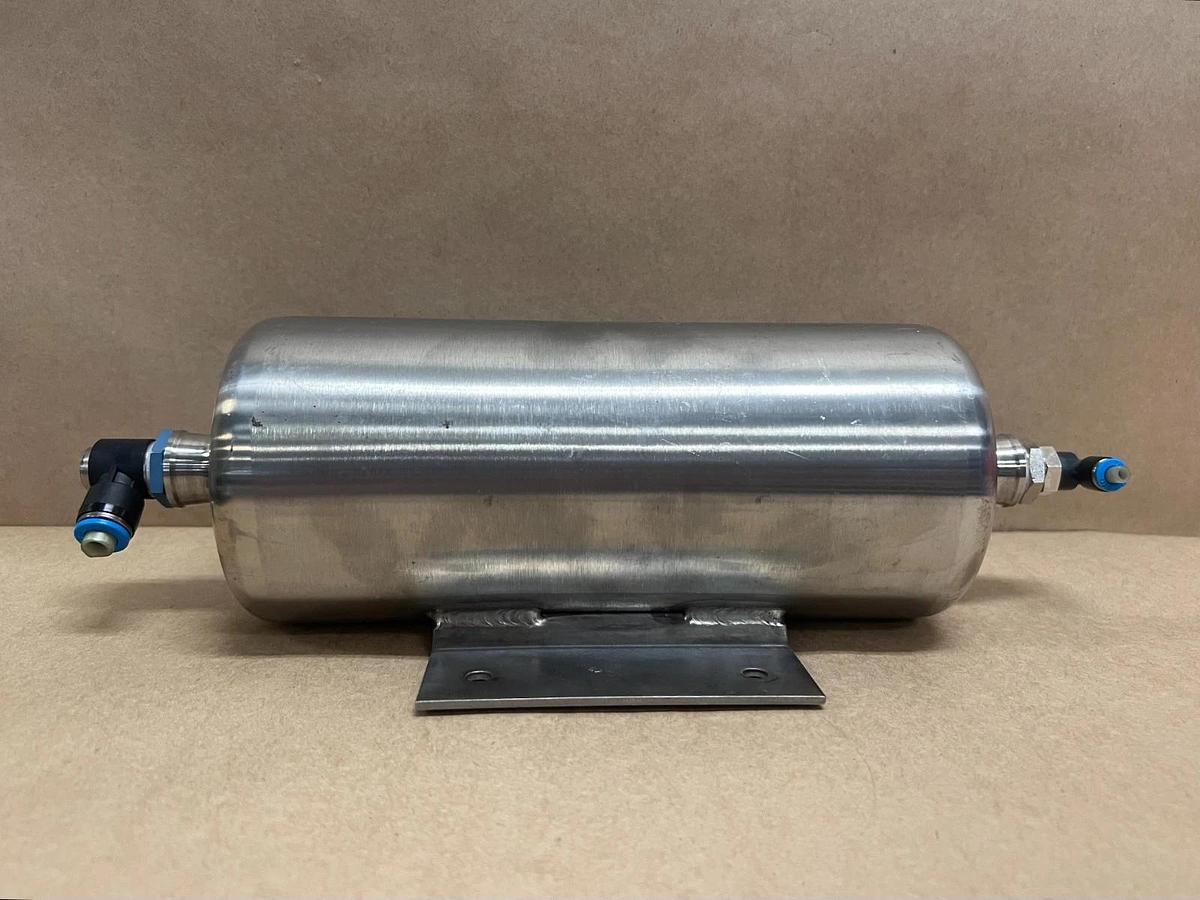 Used Festo CRVZS-2 SS 2 Liter Pneumatic Air Reservoir