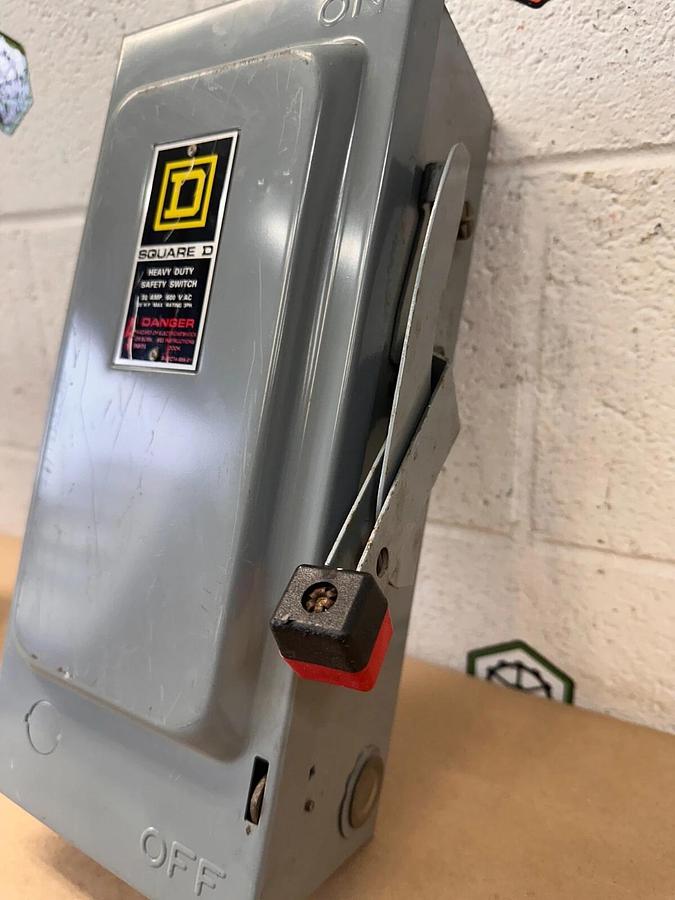 Used Square D - H361 - Heavy Duty Safety Switch - 30 amp 600 volt