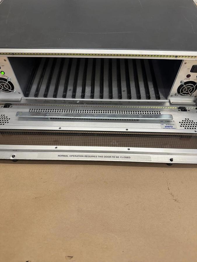 Used Evertz Microsystems 7700FR-C Multiframe Chassis, No Cards