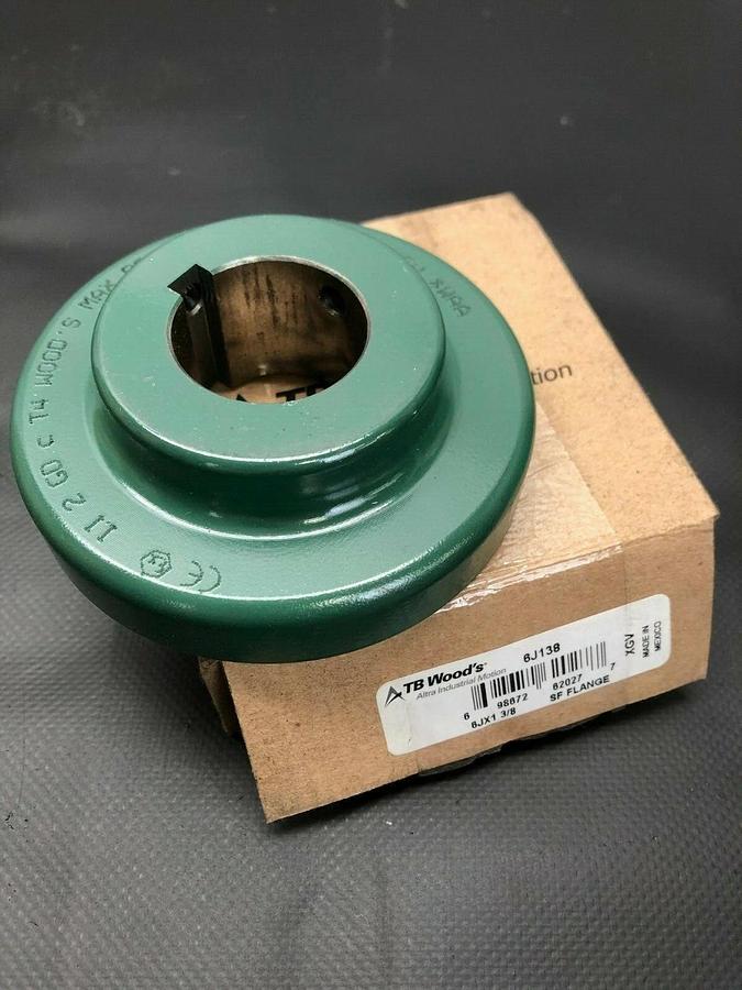 New - open box TB Woods 6J138-6JX1-3/8” SF Sure-Flex Flange