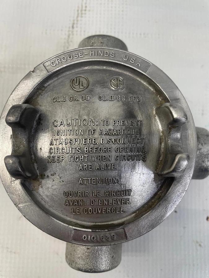Used Crouse-Hinds GUAX16 Conduit Outlet Box