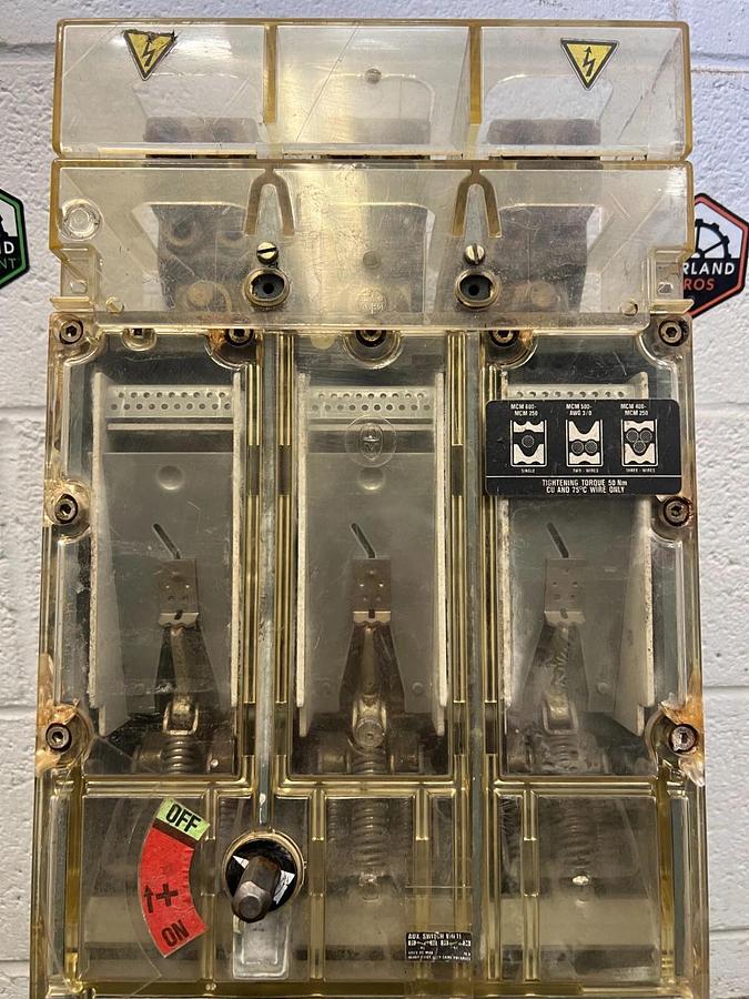 Used Klockner-Moeller NZM 12-800, ZM 12a-800-NA 600V, 800A, Circuit Breaker