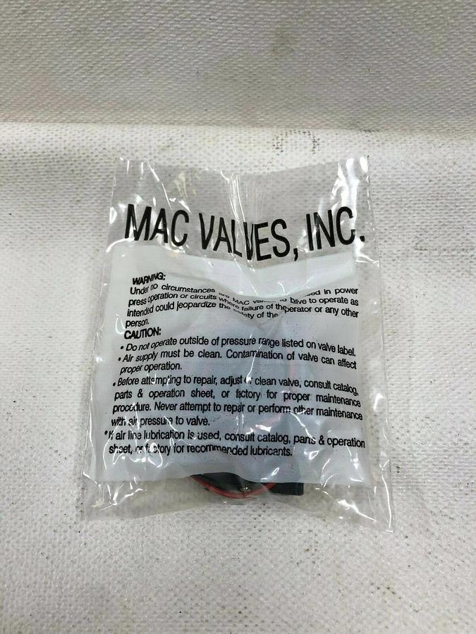 Used MAC Valves 44B-L00-GDCE-1BC 24VDC 1.8W Solenoid Valve