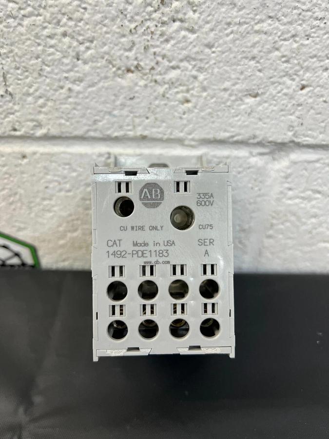 Used Allen Bradley 1492-PDE1183 Distribution Block