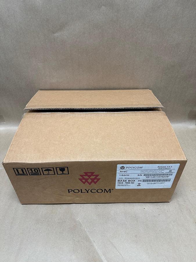 Used POLYCOM 2215-26771-001 HDX 7000 HD Base Box *NEW*