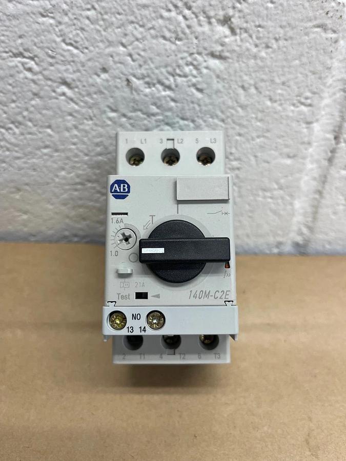 Used Allen Bradley 140M-C2E-B16 Series B Motor Protector/Circuit Breaker