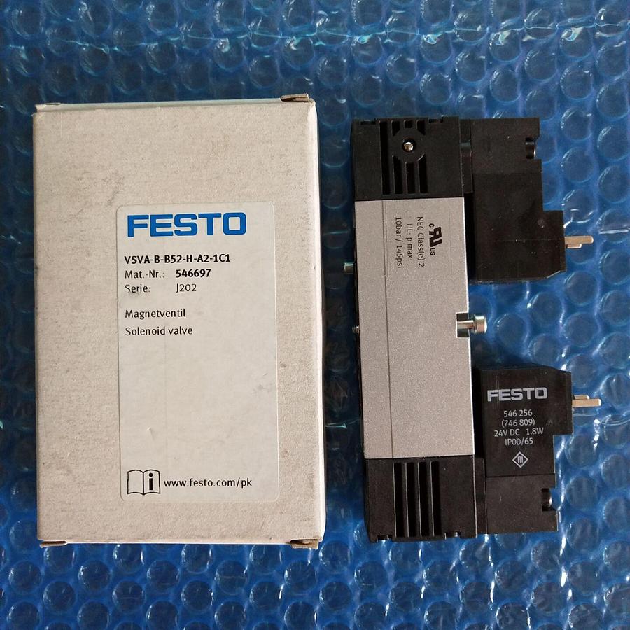 Used Festo 546967 C109 Mounting Coil On Solenoid Valve