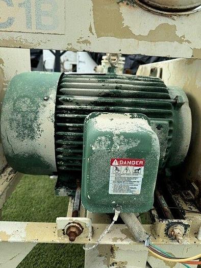 Used Gardner Denver GGDAADA Duroflow Blower Package, w/ Toshiba 15 HP Motor @ 1775RPM
