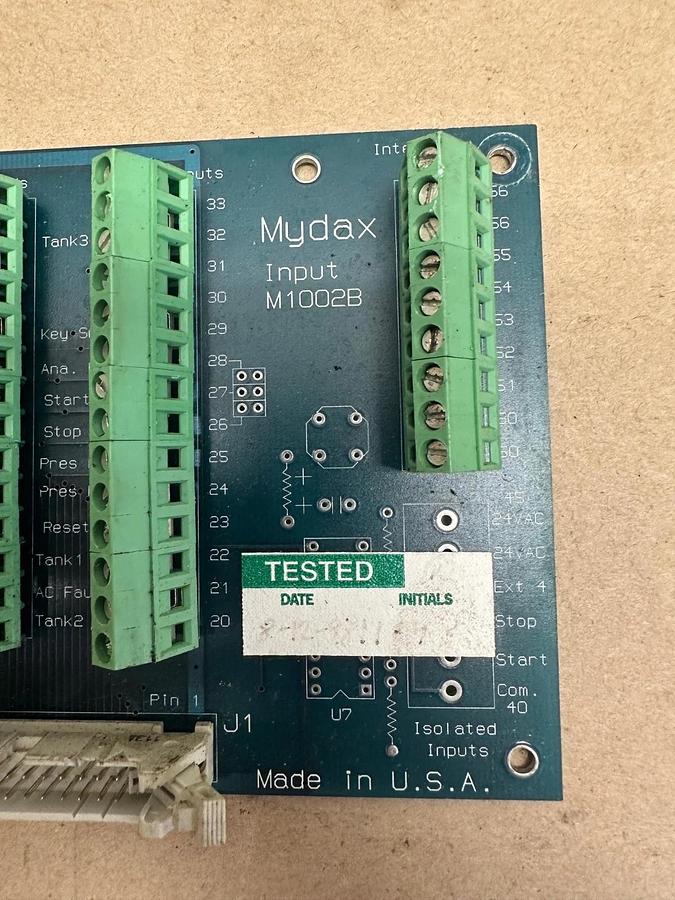 Used Mydax M1002B RTD Interface Board