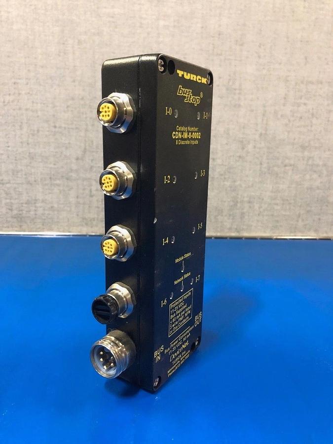 Used Turck CDN-IM-0002 8 Discrete Inputs, Bus Module