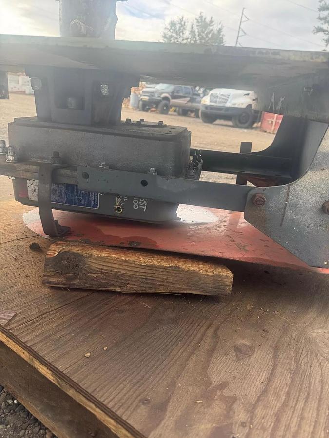 Used Falk 5207 J14 A Gear Drive 14.47 Ratio, w Pulley, Motor Mount, Endplate 30”x30"