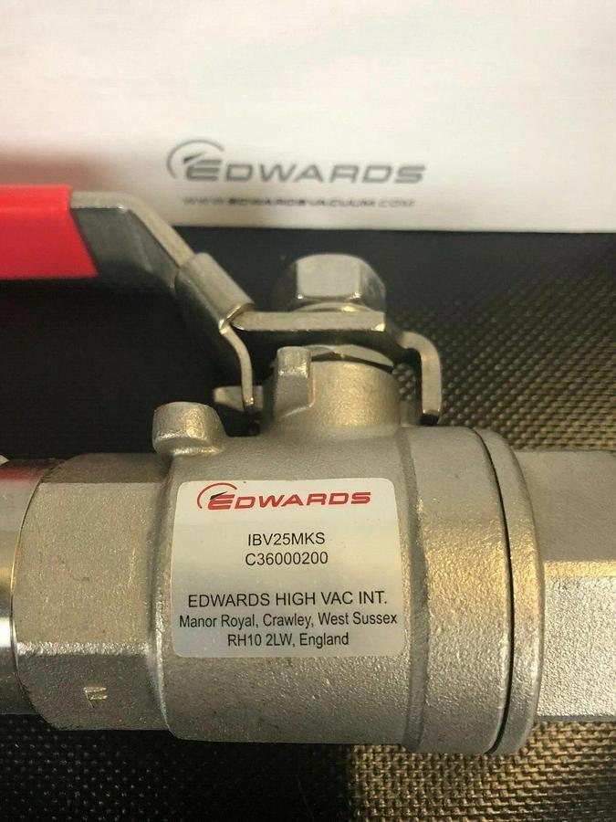 Used Edwards IBV25MKS Ball Valve