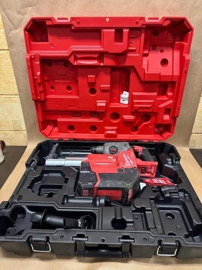 Used Milwaukee 2912-22DE Rotary Hammer Kit, No Battery or Charger
