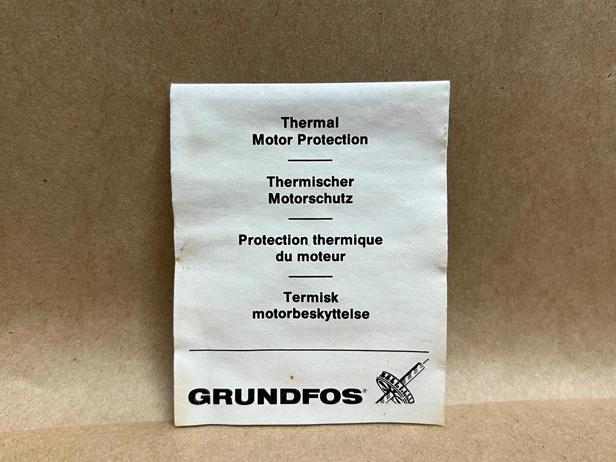 Used Grundfos Pump Control Box