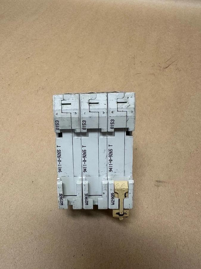 Used Merlin Gerin C60N Multi 9, 63A-Type C 3 Pole, 480VAC Breaker