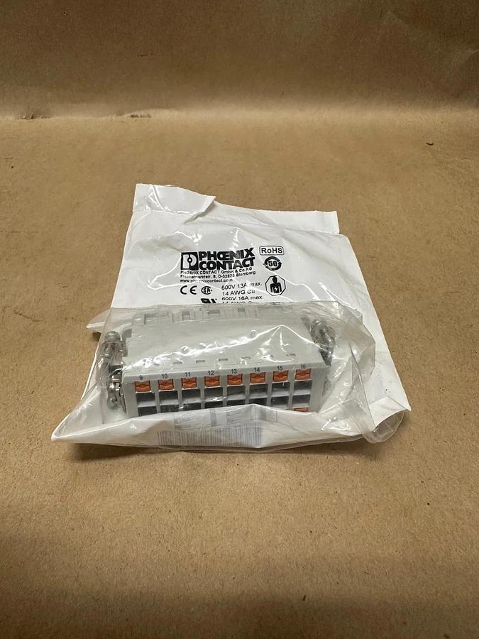 Used Phoenix Contact HC-A16-I-PT-F Contact Insert *FACTORY SEALED*