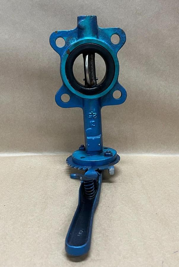 Used Cast Iron Butterfly Valve, 2-1/2" CI 25
