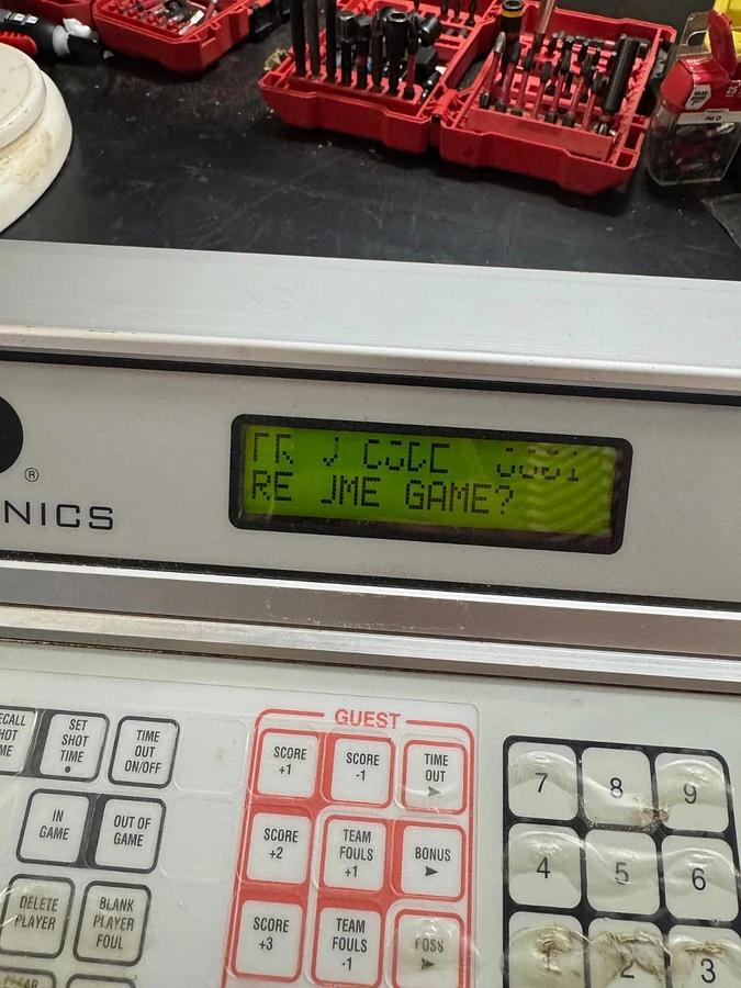 Used Daktronics AllSport 5000 Series Control Console, Controller w/ Power Cable