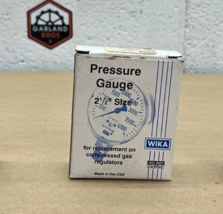 Wika 111.11 2.5” 4000PSI 1/4” NPT Pressure Gauge P/N 8610908