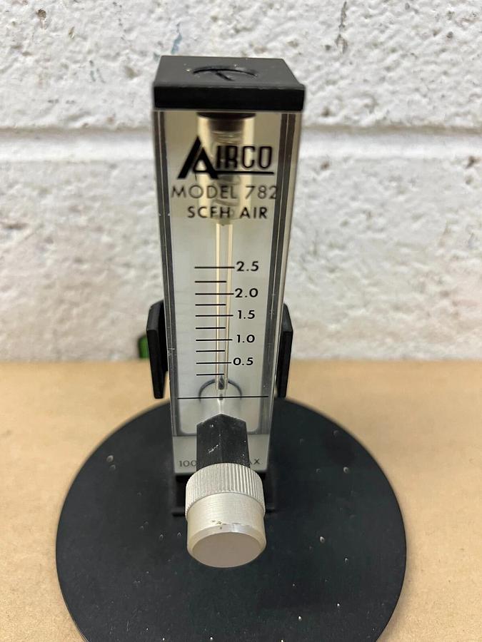 Used Airco 782 SCFH Air, 100 PSIG Max. (2.5-0.5) Air Flow Control