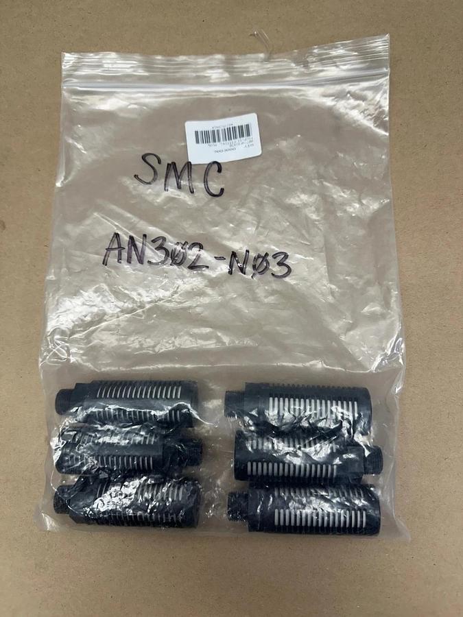 New - open box SMC AN302-N03 Muffler - Lot of 6