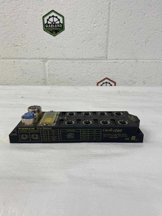 Used Turck FDNL-S0800-T Contract Station 3 Wire PNP