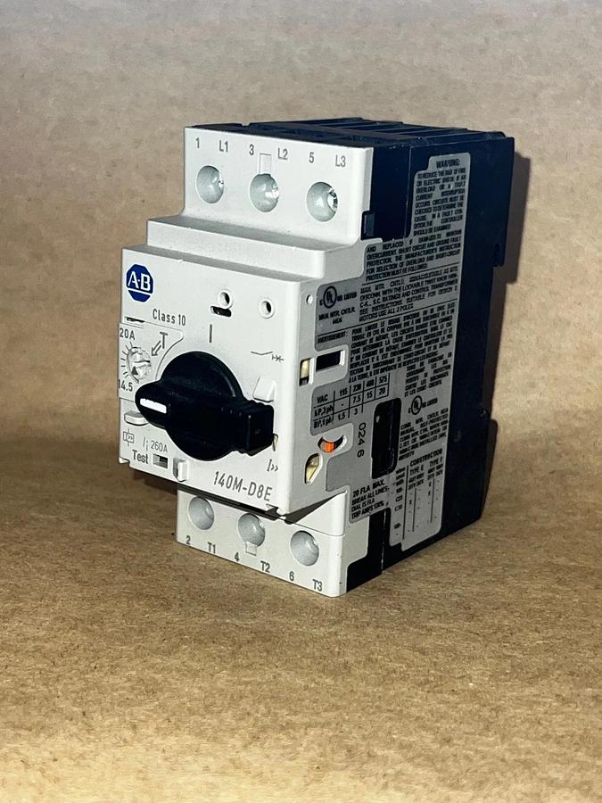 New - open box Allen Bradley 140M-D8E-C20 14.5-20A Motor Protector Circuit Breaker *NEW*